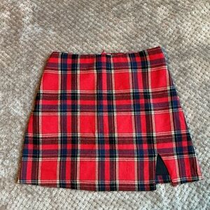 Pink Lily Holiday Skirt